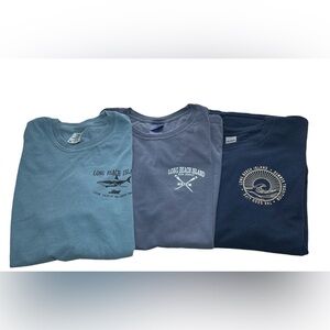 Men’s LBI Tee 3 T-Shirts XL Long Beach Island NJ New Jersey Short Sleeve Cotton